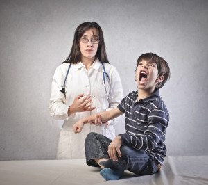 Tantrum at the Doctor's Office